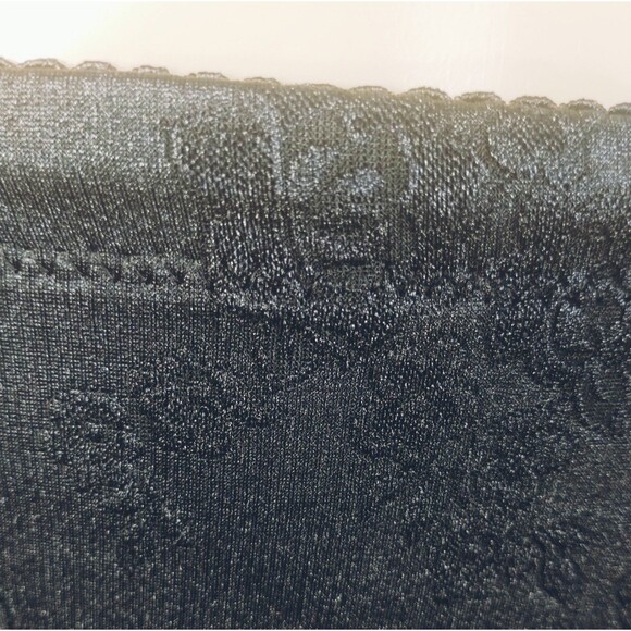 Maidenform Shapewear Girdle Women's L Black French High Cut Lace Back Flap - Picture 5 of 12